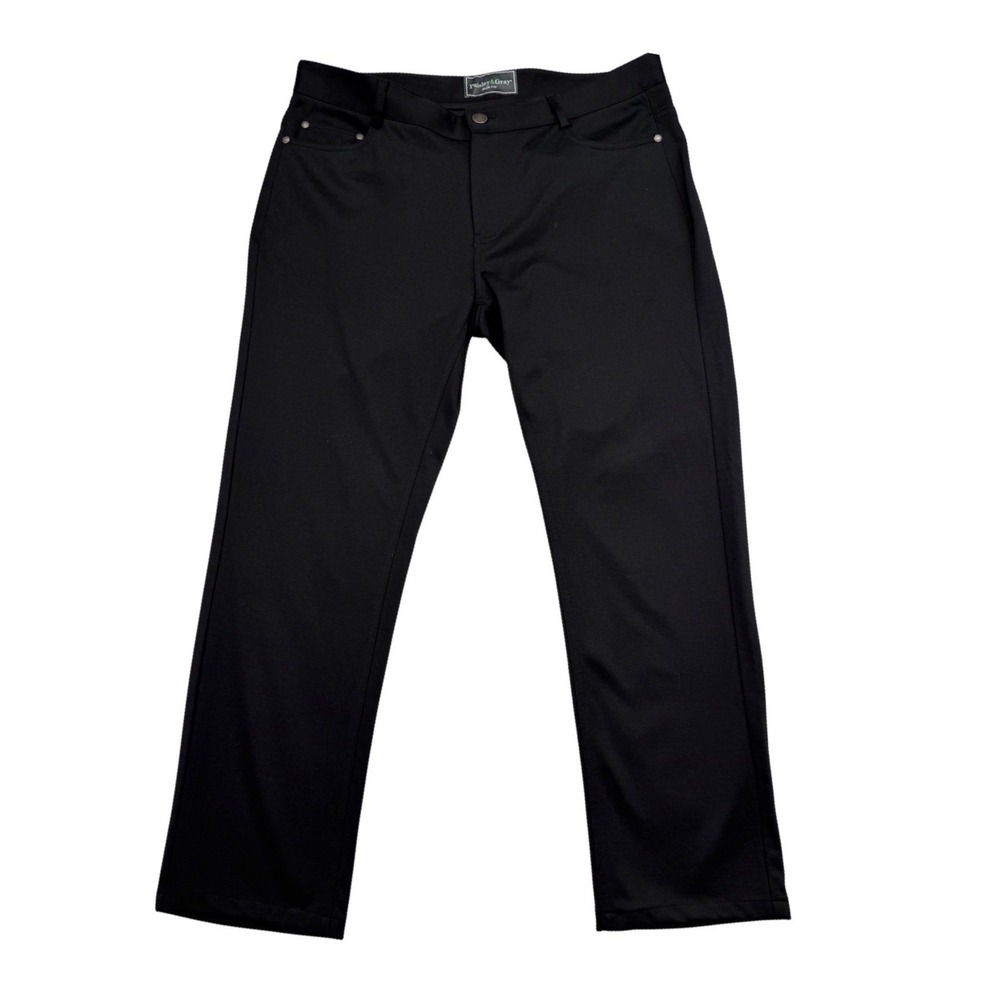 Paisley & Gray Pants 34x29 (hemmed) Black Slim Fit 5-Pocket Performance Trousers